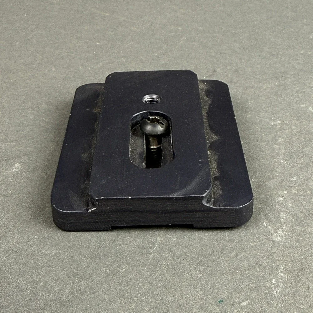 Vintage Large Camera Tripod Quick Release Plate 1/4-20 Screw